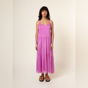 BNWT silky pink dress 💗